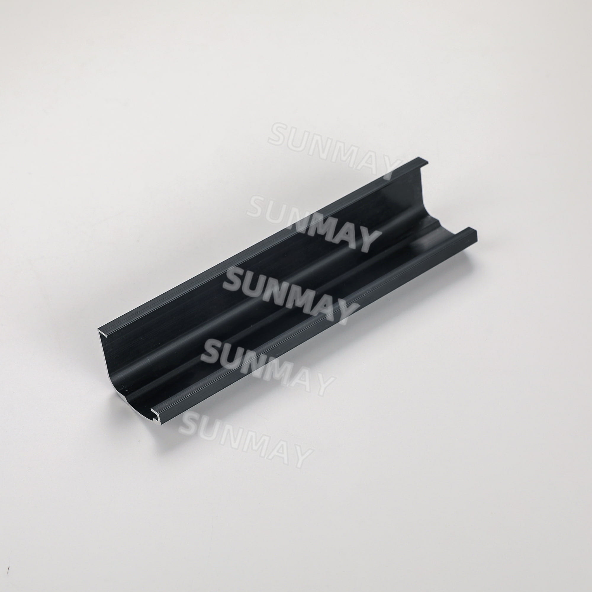 Black Stained Aluminium Door Frame Extrusion