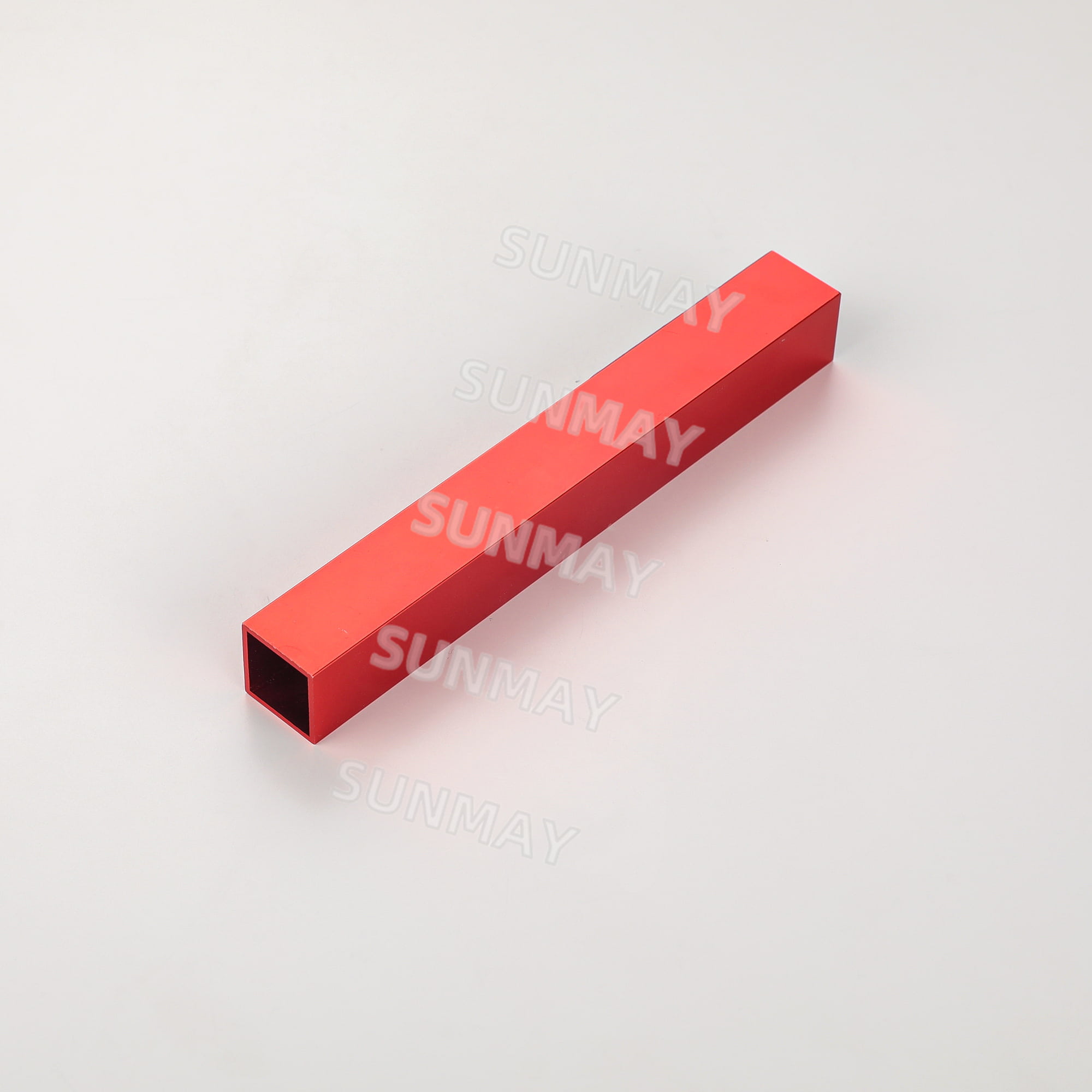 Red Aluminium Extrusion Profile