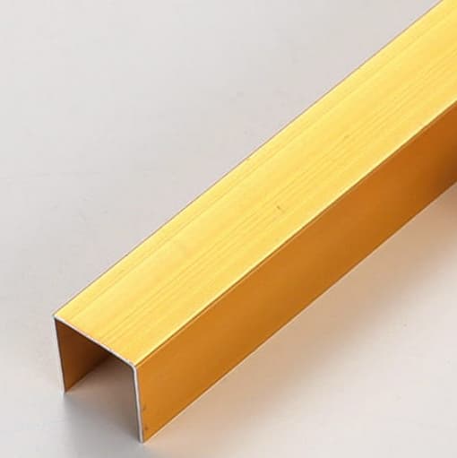 gold anodized aluminum
