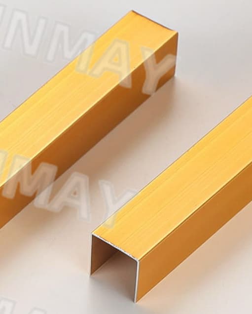 brushed aluminum channel