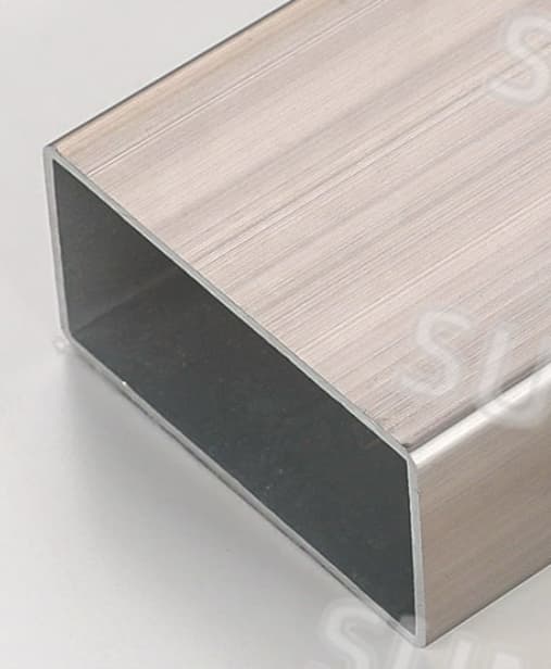 anodized aluminum square tube
