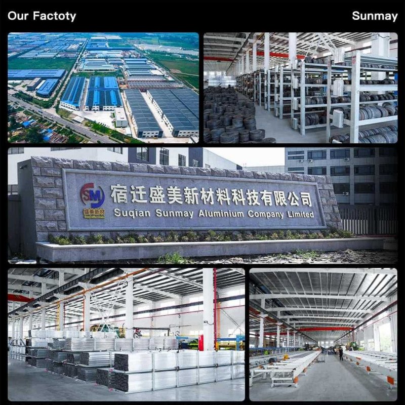 Sunmay aluminum alloy seamless tubular factory Sunmay aluminum alloy seamless tubular factory